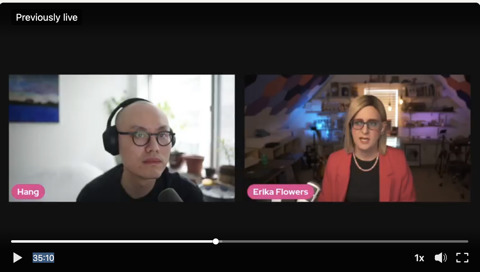 HANGCAST 1: Does a design mature environment even exist? Can we create one?